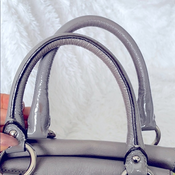 COACH Madison OP Art Sabrina Satchel - Picture 7 of 12